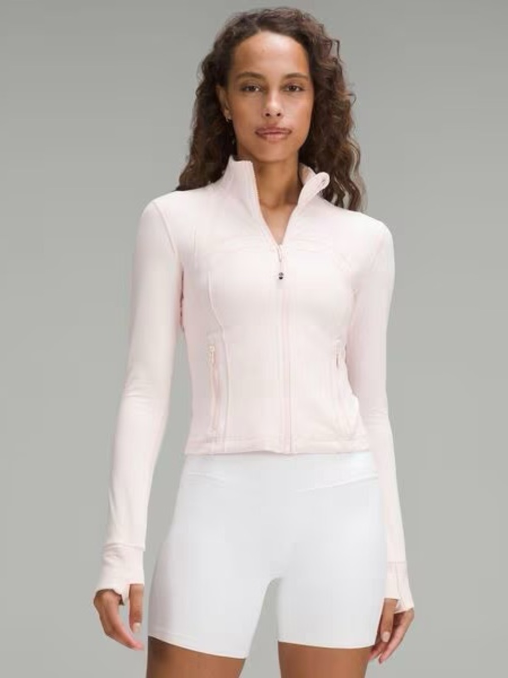 Lululemon Define Cropped Jacket - Strawberry Milkshake, Size 8